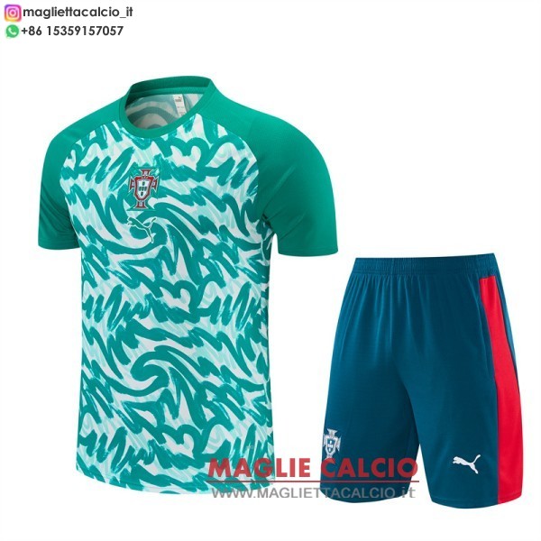 nuova formazione set completo divisione magliette portogallo 2026 verde luce
