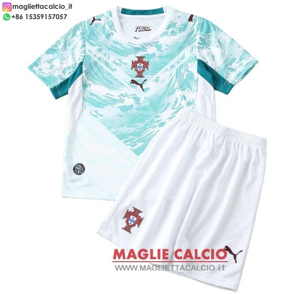 seconda set completo magliette portogallo bambino 2026