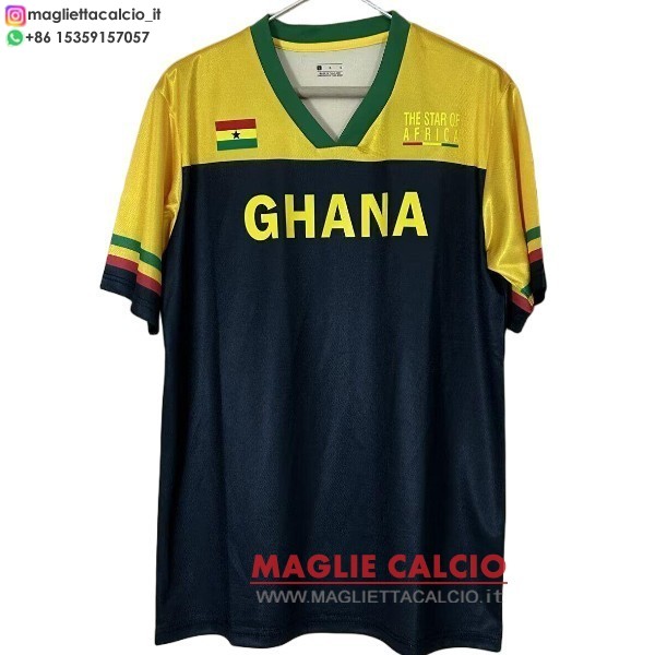 thailandia speciale magliette nazionale ghana 2026 nero giallo