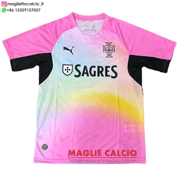 tailandia nuova speciale magliette nazionale portogallo 2026 Rosa Nero Giallo