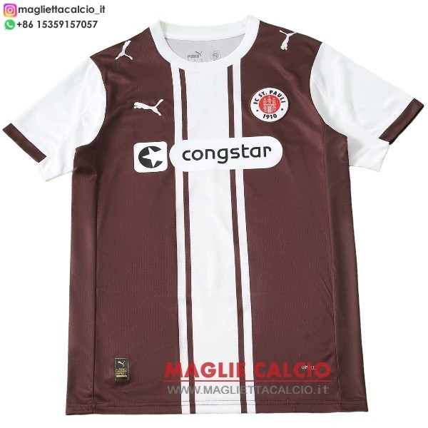 thailandia speciale divisione magliette st. pauli 2025-2026 marrone
