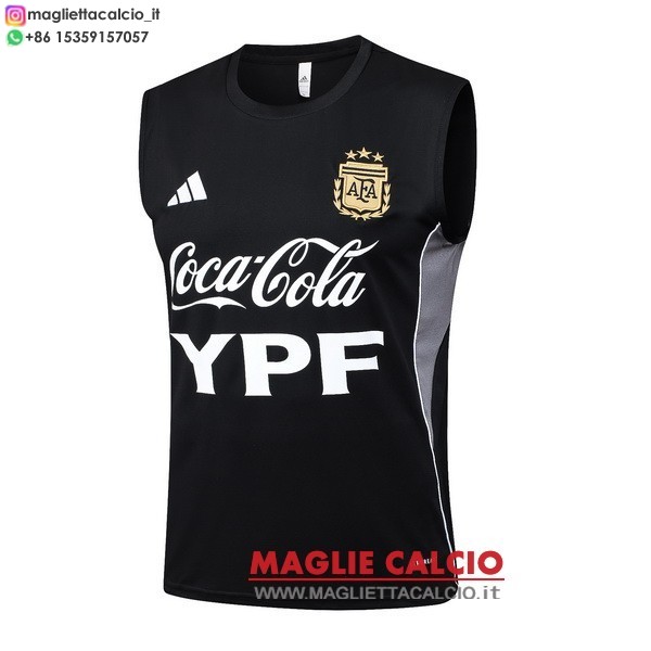 nuova formazione divisione senza maniche magliette argentina 2026 nero bianco