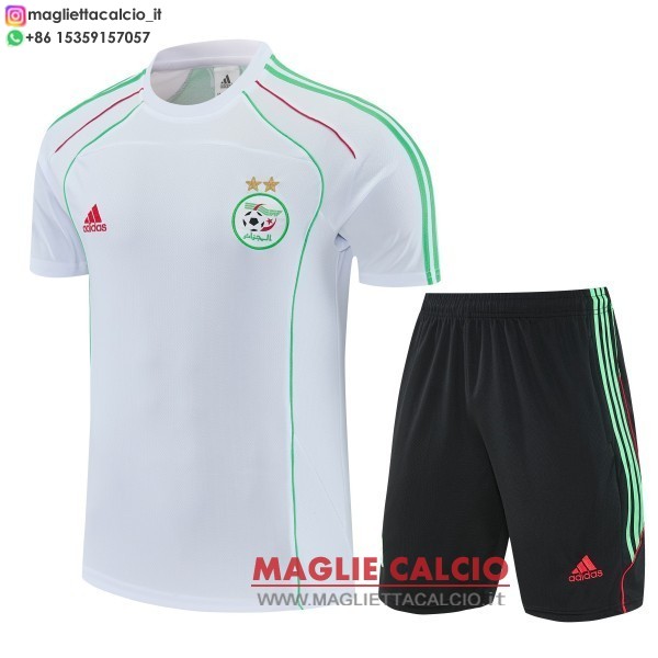 nuova formazione set completo divisione magliette algeria 2026 bianco nero