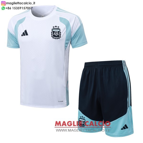 nuova formazione set completo divisione magliette argentina 2026 bianco blu