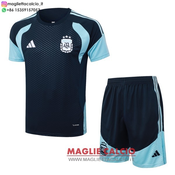 nuova formazione set completo divisione magliette argentina 2026 blu navy