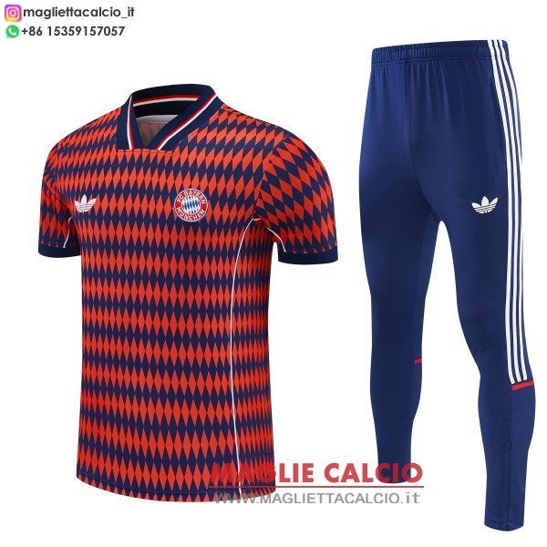 nuova magliette bayern monaco formazione set completo 2026-2027 rosso blu
