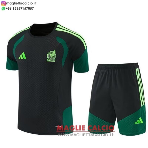 nuova formazione set completo divisione magliette messico 2026 verde nero