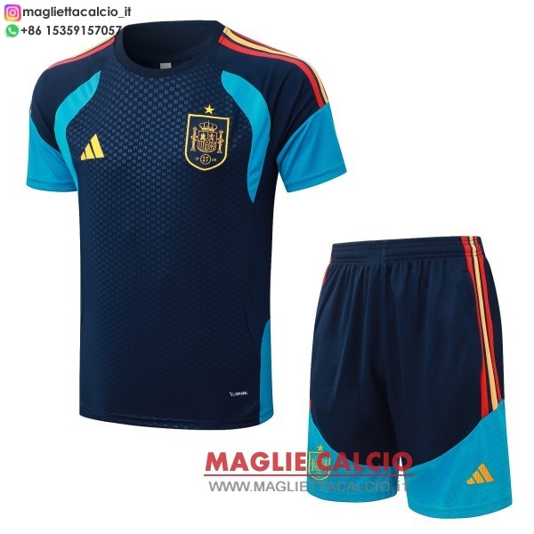 nuova formazione set completo divisione magliette spagna 2026 Blu