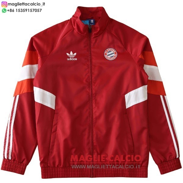 nuova bayern monaco rosso giacca a vento 2025-2026