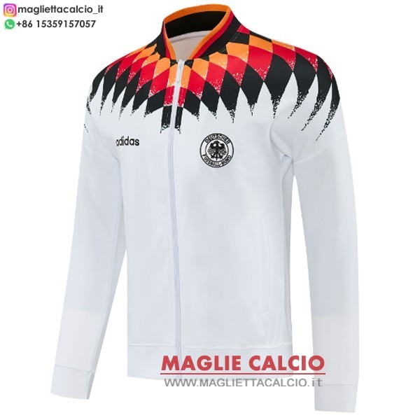 germania bianco rosso nero giacca full zip allenamento 2026