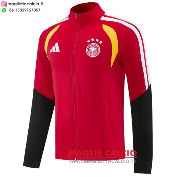 germania rosso i giallo nero` giacca full zip allenamento 2026