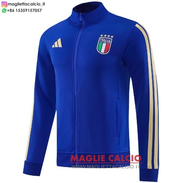 nuova italia blu giallo giacca lunga zip 2026