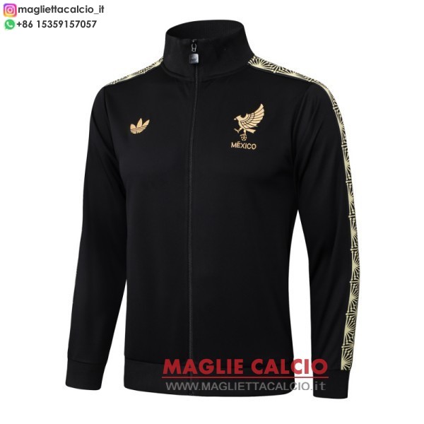 messico nero giacca full zip allenamento 2026