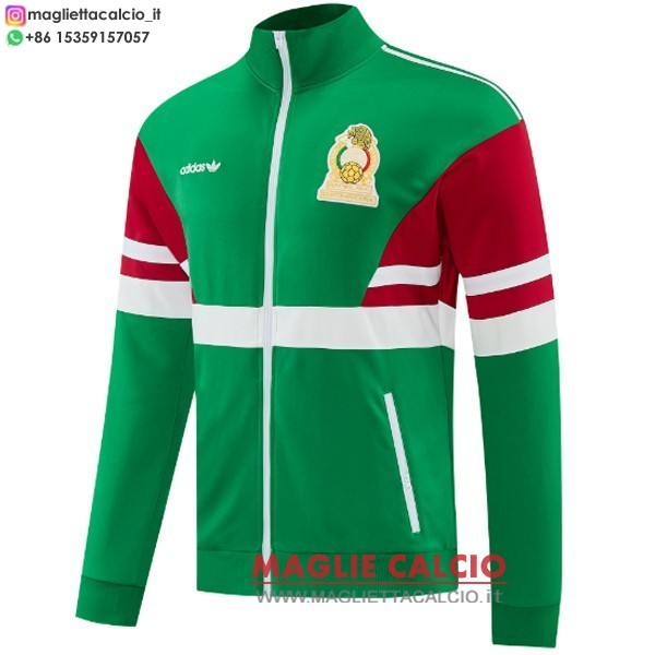 messico verde rosso giacca full zip allenamento 2026