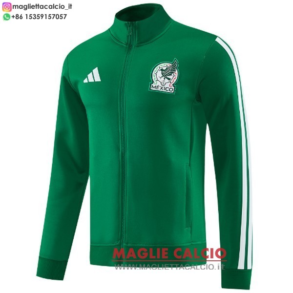 messico verde giacca full zip allenamento 2026
