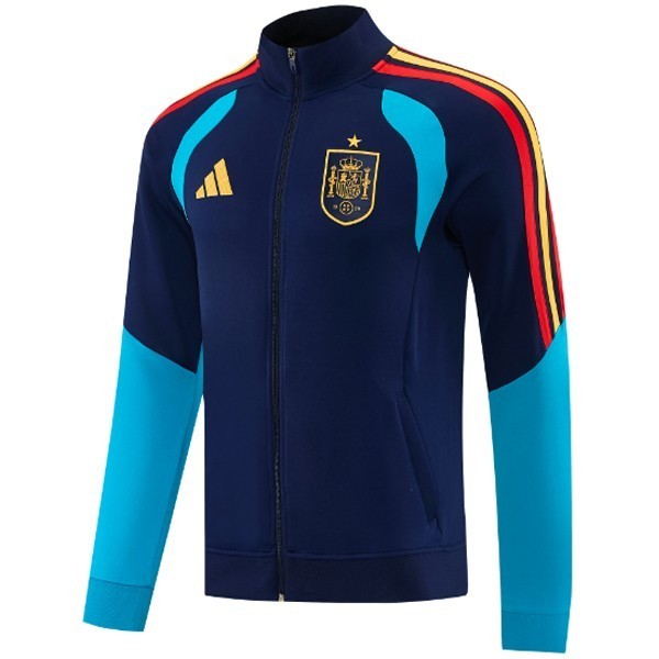 nuova spagna blu navy giacca full zip allenamento 2026