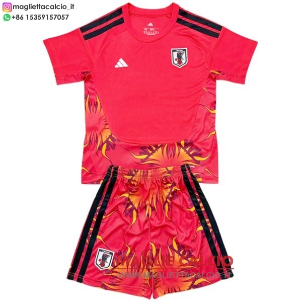 nuova portiere magliette Giappone bambino 2026 rosso