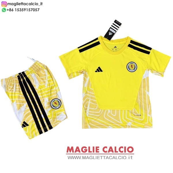 nuova portiere magliette scozia set completo bambino 2026 giallo