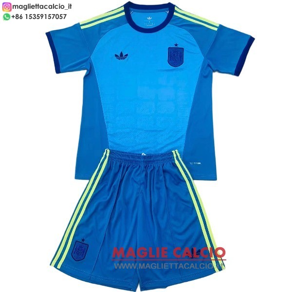 nuova portiere magliette spagna bambino 2026 i blu