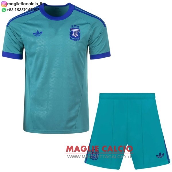 nuova Portiere magliette nazionale argentina set completo uomo 2026 Verde Blu