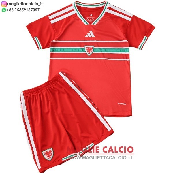 nuova prima magliette Galles bambino 2026