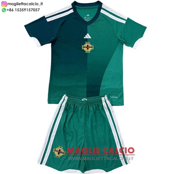 nuova prima maglietta set completo irlanda del nord bambino 2026