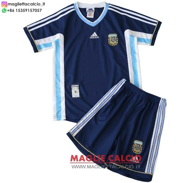 nuova seconda magliette argentina retro bambino 1998