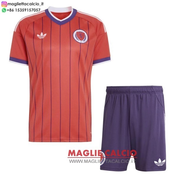 nuova seconda magliette scozia set completo bambino 2026