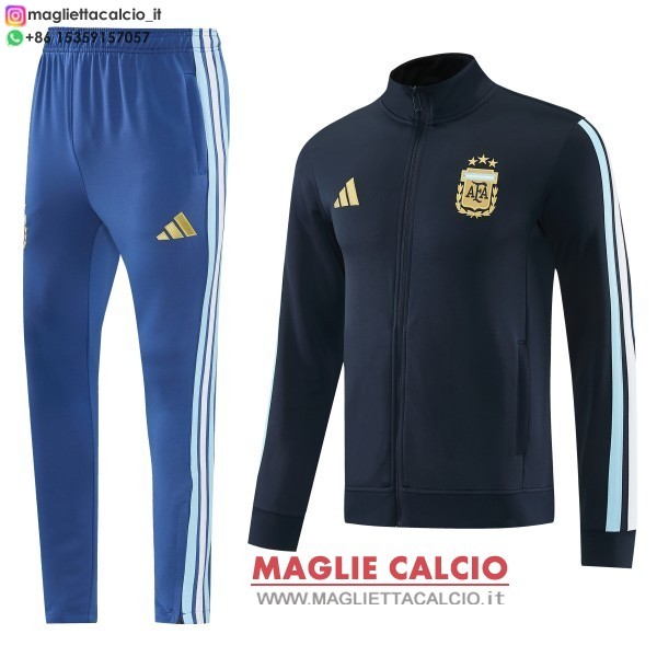 nuova argentina insieme completo grigio blu giacca lunga zip 2026