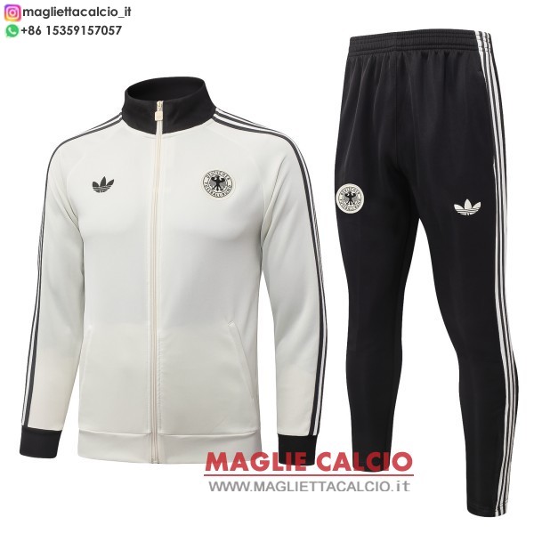 germania insieme completo giallo nero giacca full zip allenamento 2026