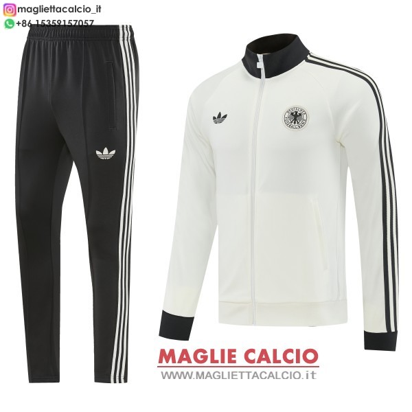 germania insieme completo giallo giacca full zip allenamento 2026