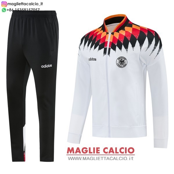 germania insieme completo nero bianco rosso giacca full zip allenamento 2026