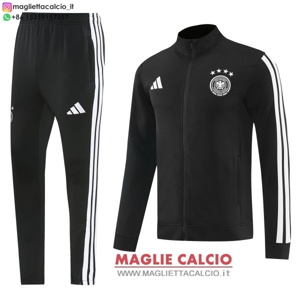 germania insieme completo nero bianco giacca full zip allenamento 2026
