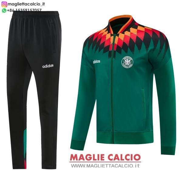 germania insieme completo verde navy nero giacca full zip allenamento 2026