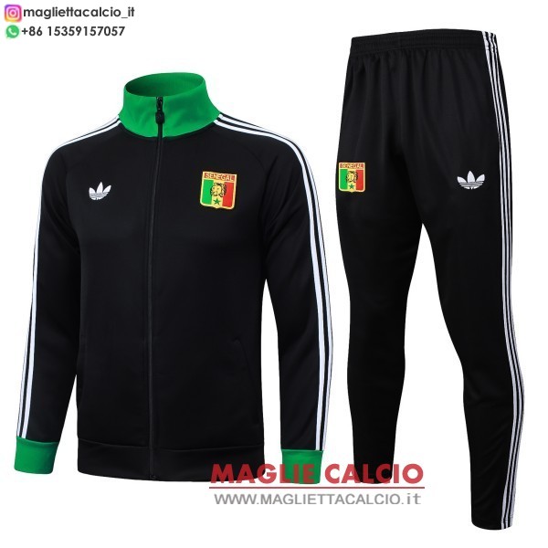 senegal insieme completo nero giacca full zip allenamento 2026