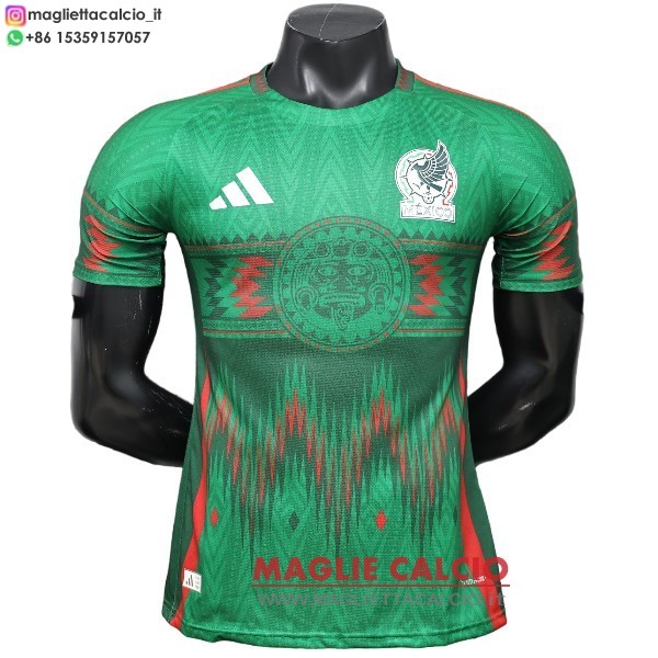 nuova speciale giocatori magliette nazionale messico 2026 Verde Rosso