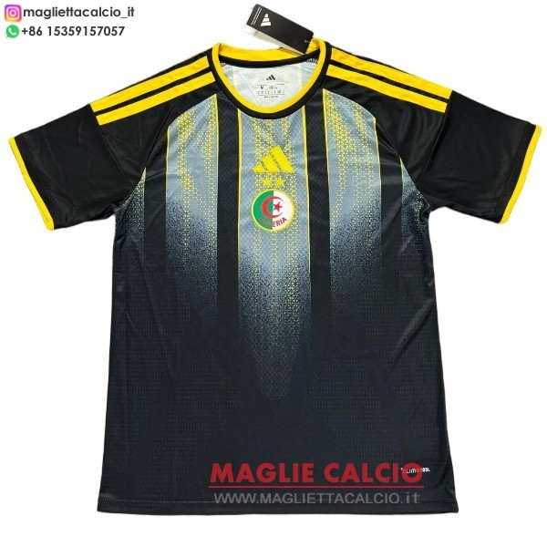 thailandia speciale magliette nazionale algeria 2026 Nero Giallo