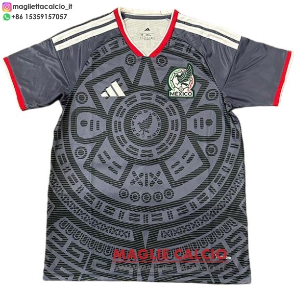 thailandia nuova speciale magliette nazionale messico 2026 Nero Grigio