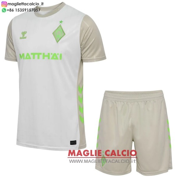 nuova seconda divisione magliette werder bremen set completo uomo 2025-2026