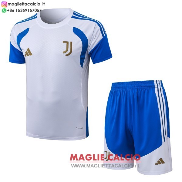 nuova formazione magliette set completo juventus 2026-2027 bianco blu