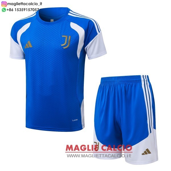 nuova formazione magliette set completo juventus 2026-2027 blu bianco