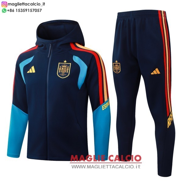 nuova spagna insieme completo blu navy bambino giacca con cappuccio 2026