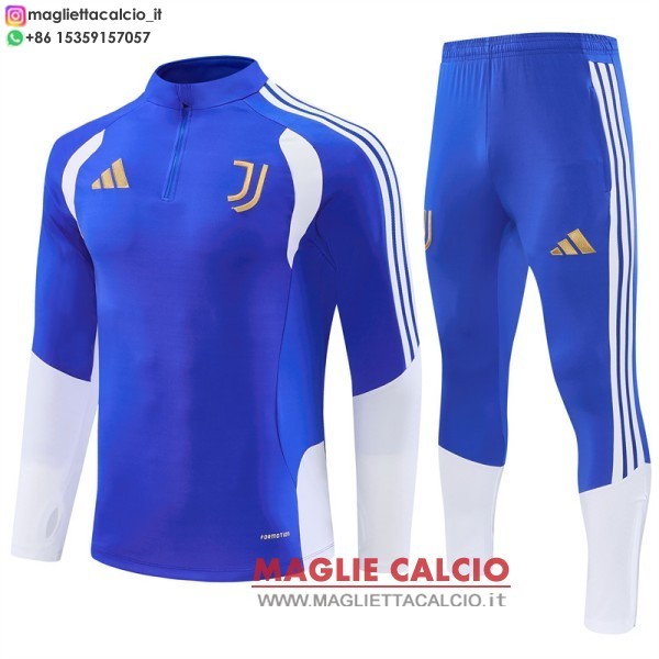 nuova juventus insieme completo blu I bianco bambino felpa da allenamento 2026-2027