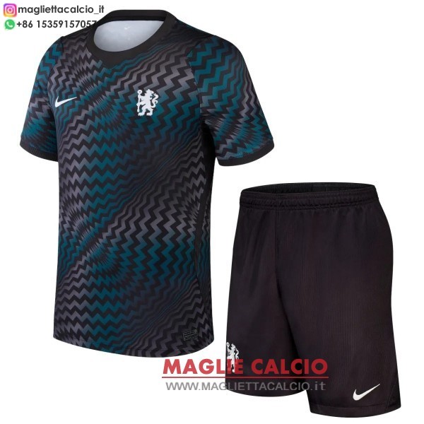 nuova portiere magliette chelsea set completo bambino 2026-2027 grigio
