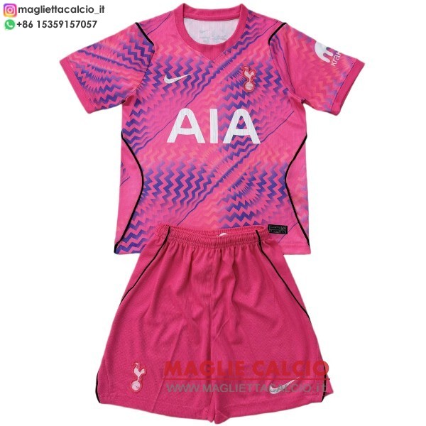 nuova portiere magliette tottenham hotspur bambino 2026-2027 rosa