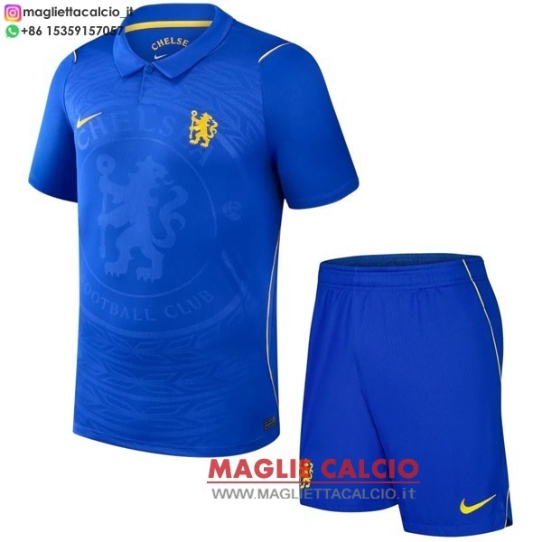 nuova prima magliette chelsea set completo bambino 2026-2027