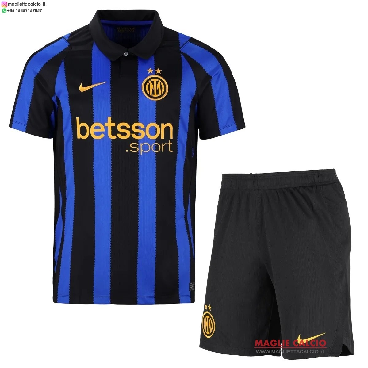 nuova prima divisione magliette inter milan set completo uomo 2026-2027