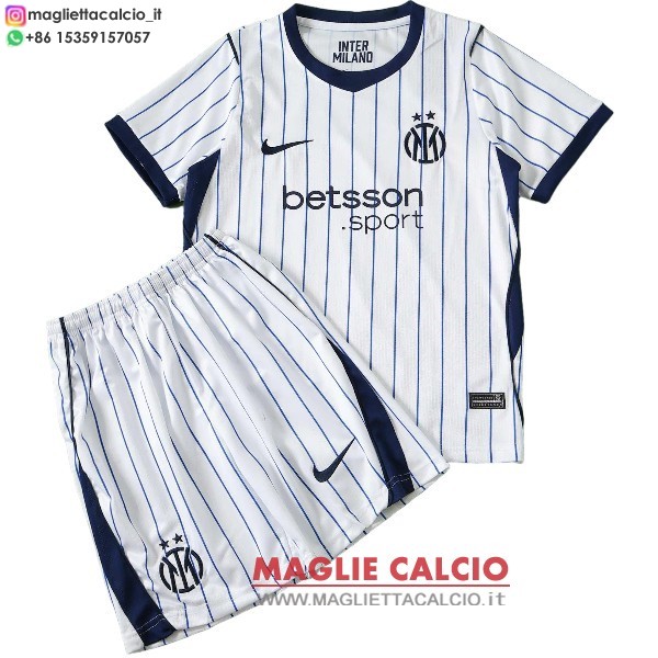 nuova seconda magliette inter milan set completo bambino 2026-2027