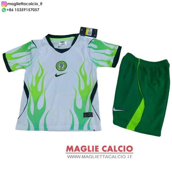 nuova seconda magliette nigeria set completo bambino 2026