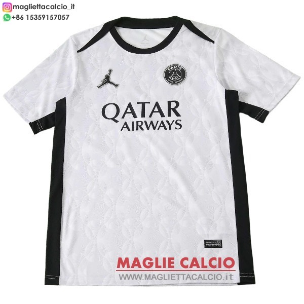 tailandia nuova speciale divisione magliette paris saint germain 2026-2027 bianco nero